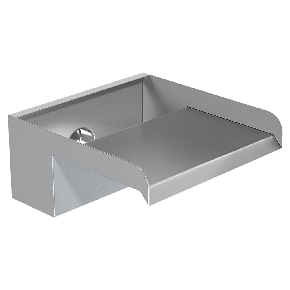 0.2-0.6m Back Entry Stainless Steel Water Blade-13 cm Spout Width | XS | Silver