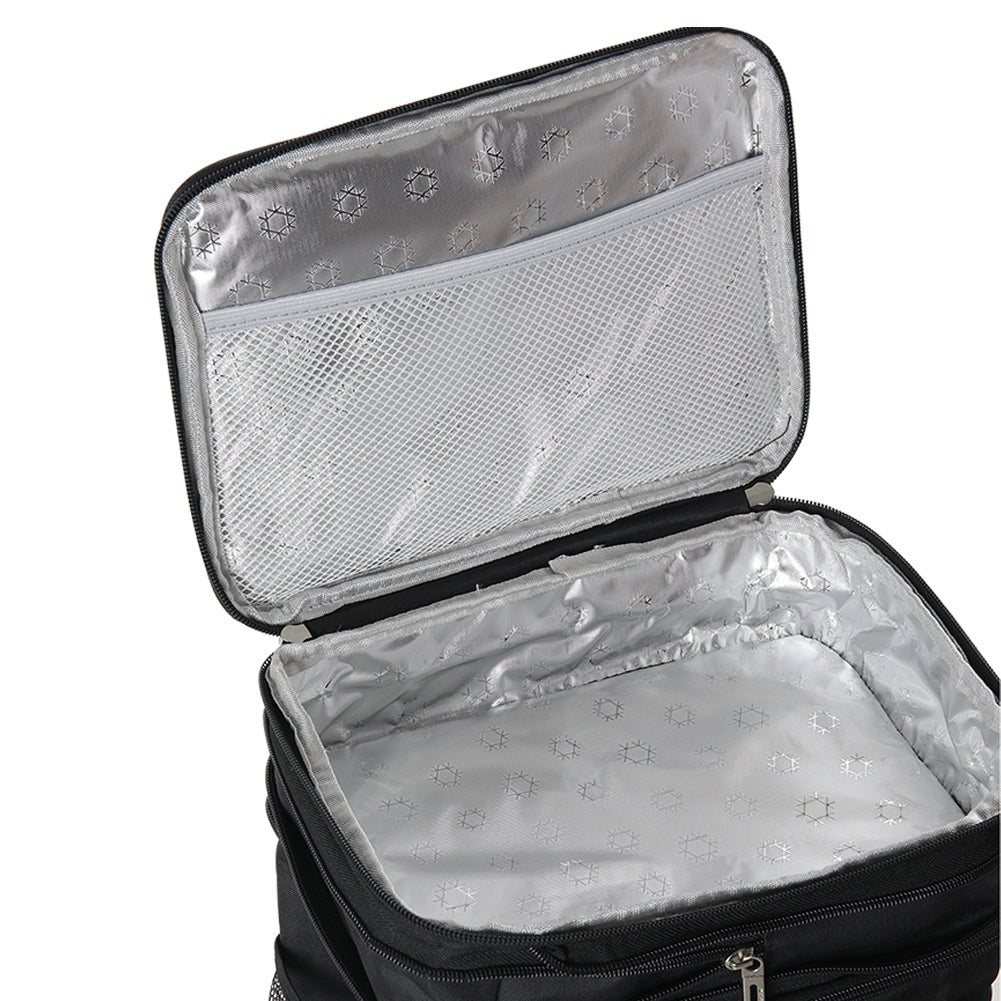 Double Deck Leakproof Insulated Lunch Tote | Black