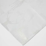 Stag Design Christmas Napkins, Set Of 4 | 43cm x 43cm | Silver