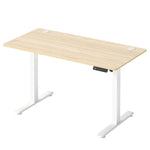 Electric Standing Desk Height Adjustable With Memory Control | Natural