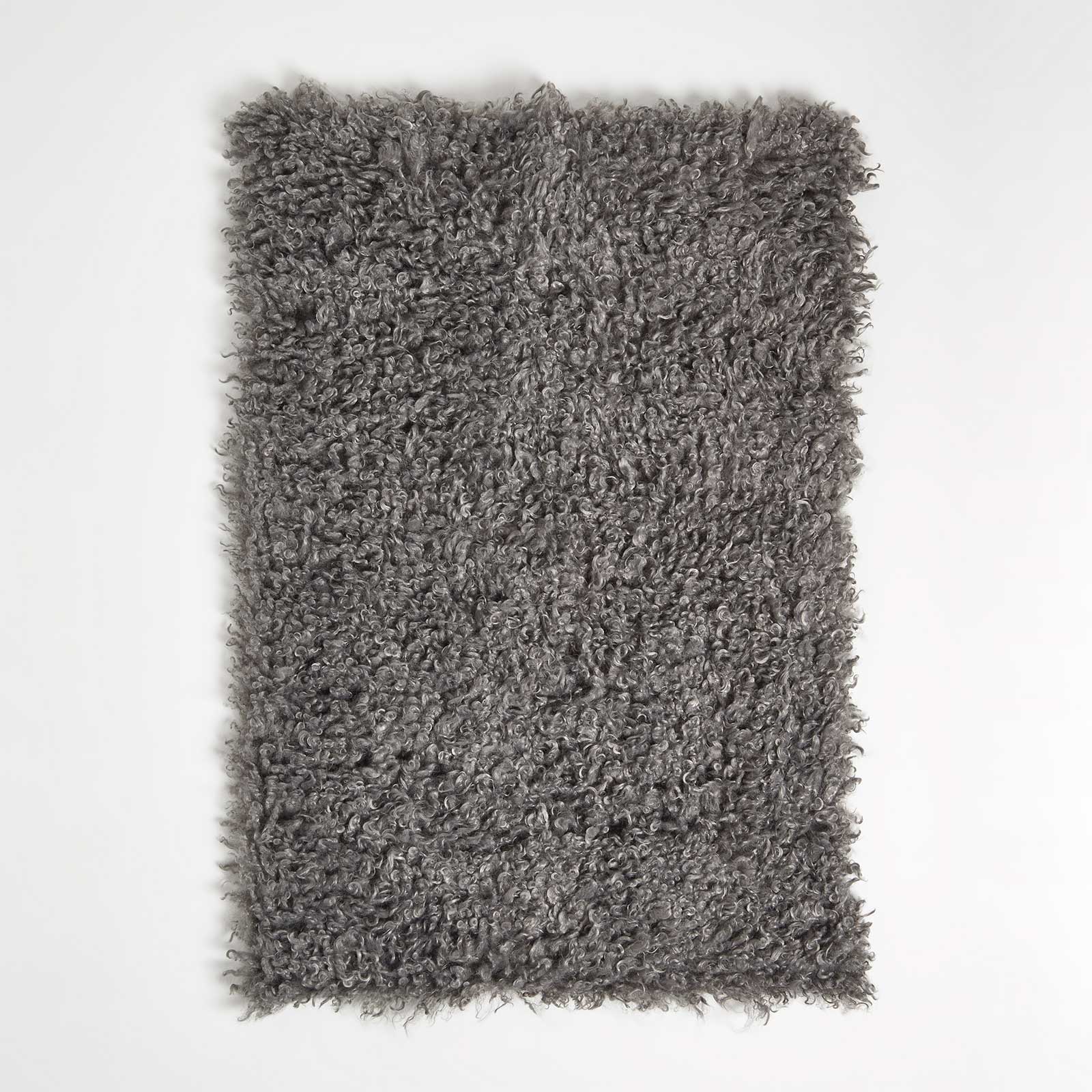 Luxury Fluffy Shaggy Rug | 90cm x 60cm | Grey