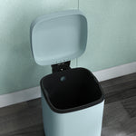 12/20l Kitchen Pedal Bin Metal Rubbish Bin Soft-close Lid | Medium | Light Green