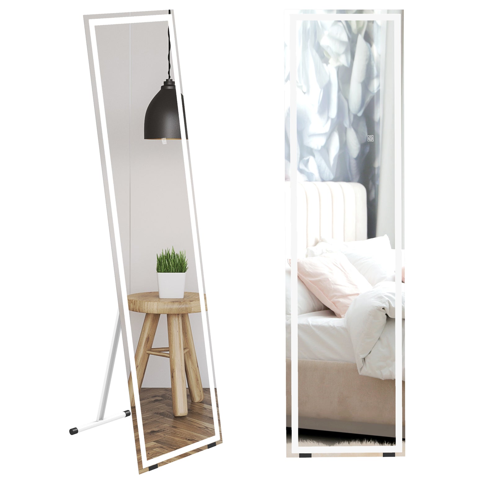 Led Full Length Mirror Dimmable Full Size Mirror