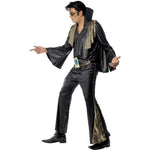 Elvis Costume, Black & Gold | Medium