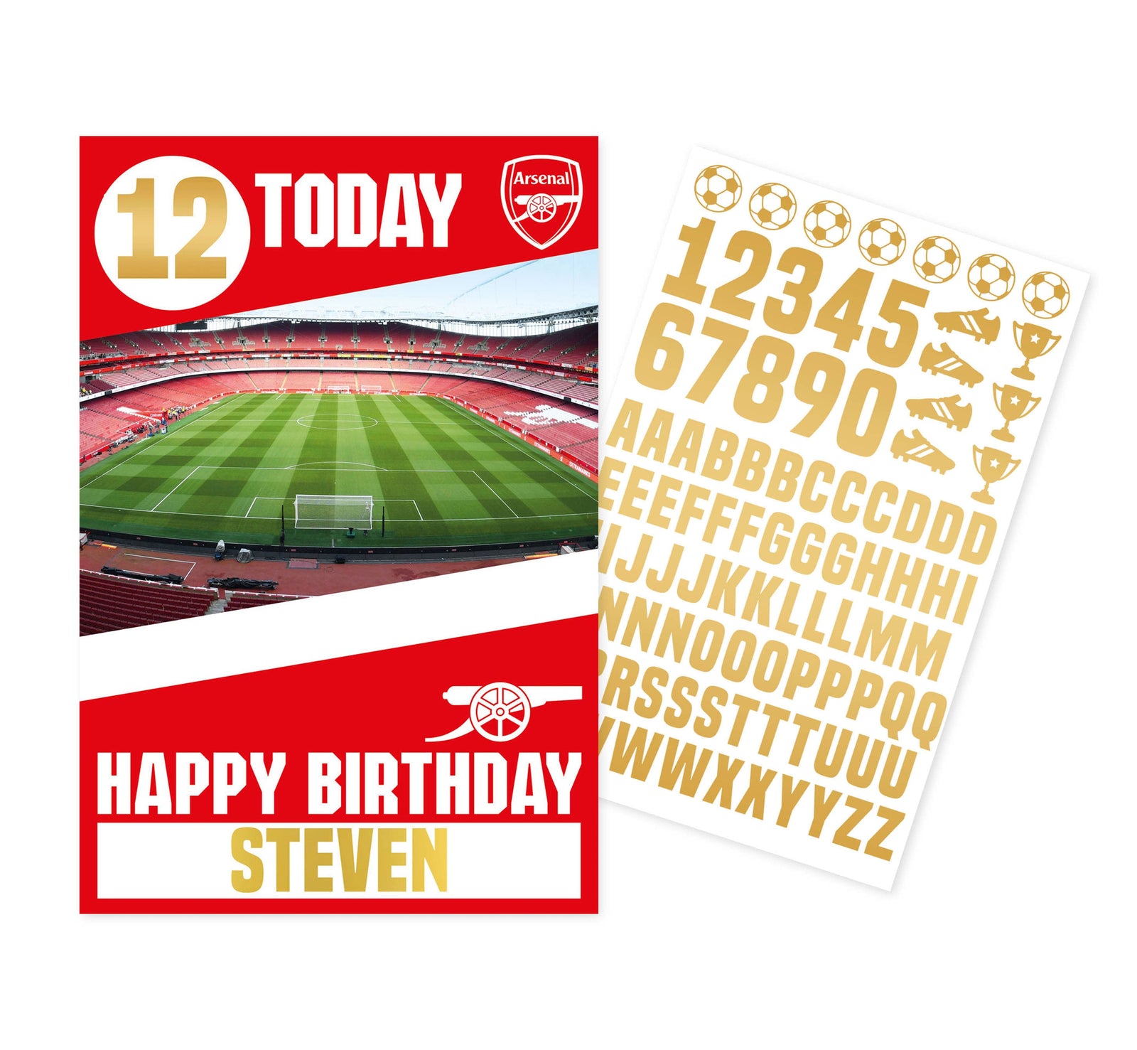 Personalise Birthday Card With Sticker Sheet Official Product