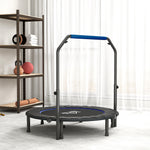 48 Foldable Mini Trampoline Fitness Trampoline Rebounder | Blue