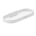 Shower Shelf, Bathroom Shelf, White, Stainless Steel, Geyser Collection