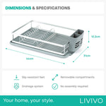 Aluminium Dish & Cutlery Drainer