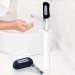2-in-1 Finger Shaver Mini Razor Travel Portable Toothbrush Cover | Black