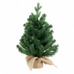 Santaco Christmas Tree 63cm Xmas Spruce 75 Pvc Tip Indoor Cement Base Green