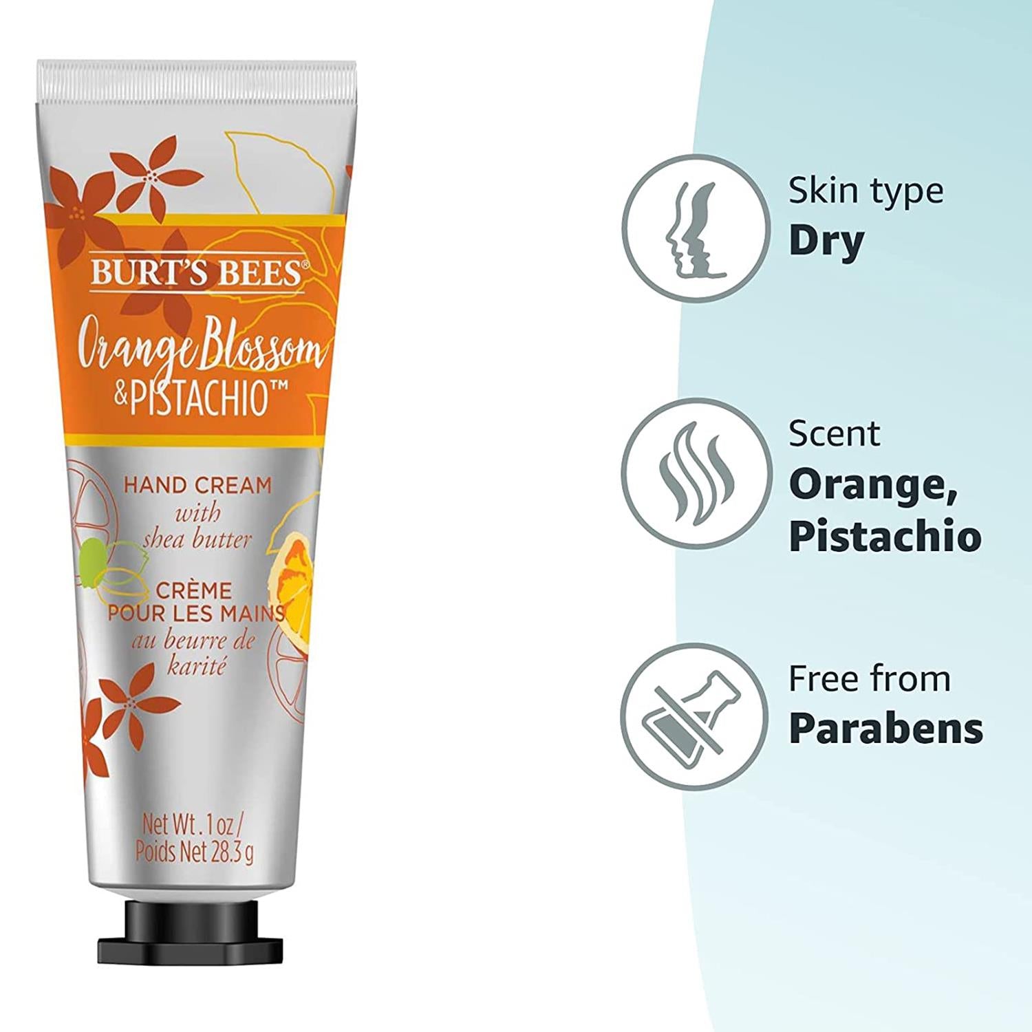 Moisturising Hand Cream W/ Shea Butter, Orange Blossom & Pistachio