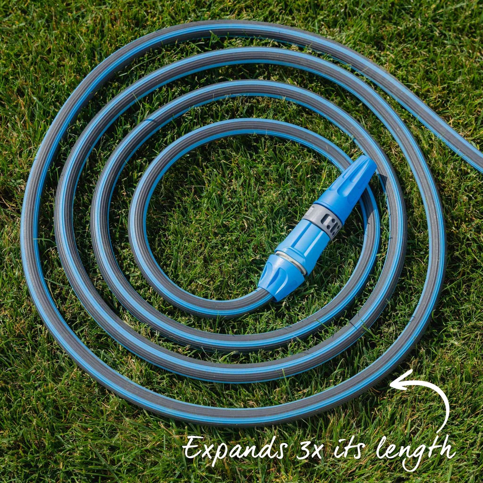 Cobra Expanding Hose Set — 3x Expandable, Kink-free With Supergrip Connectors