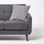 Diamond Cable Knit Cushion Cover | 45cm x 45cm | Grey
