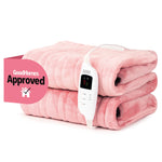 Electric Heated Throw Pink 160x120cm With Adjustable Heat Settings