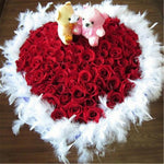 2m White Feather Boa For Party, Wedding, Christmas Tree Decoration