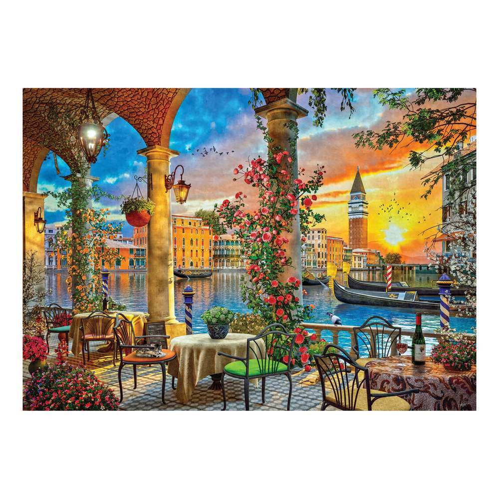 The House of Puzzles Venice View 1000 Piece Jigsaw Puzzle