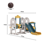 3-in-1 Kids Toddler Swing And Slide Set Climber Playset