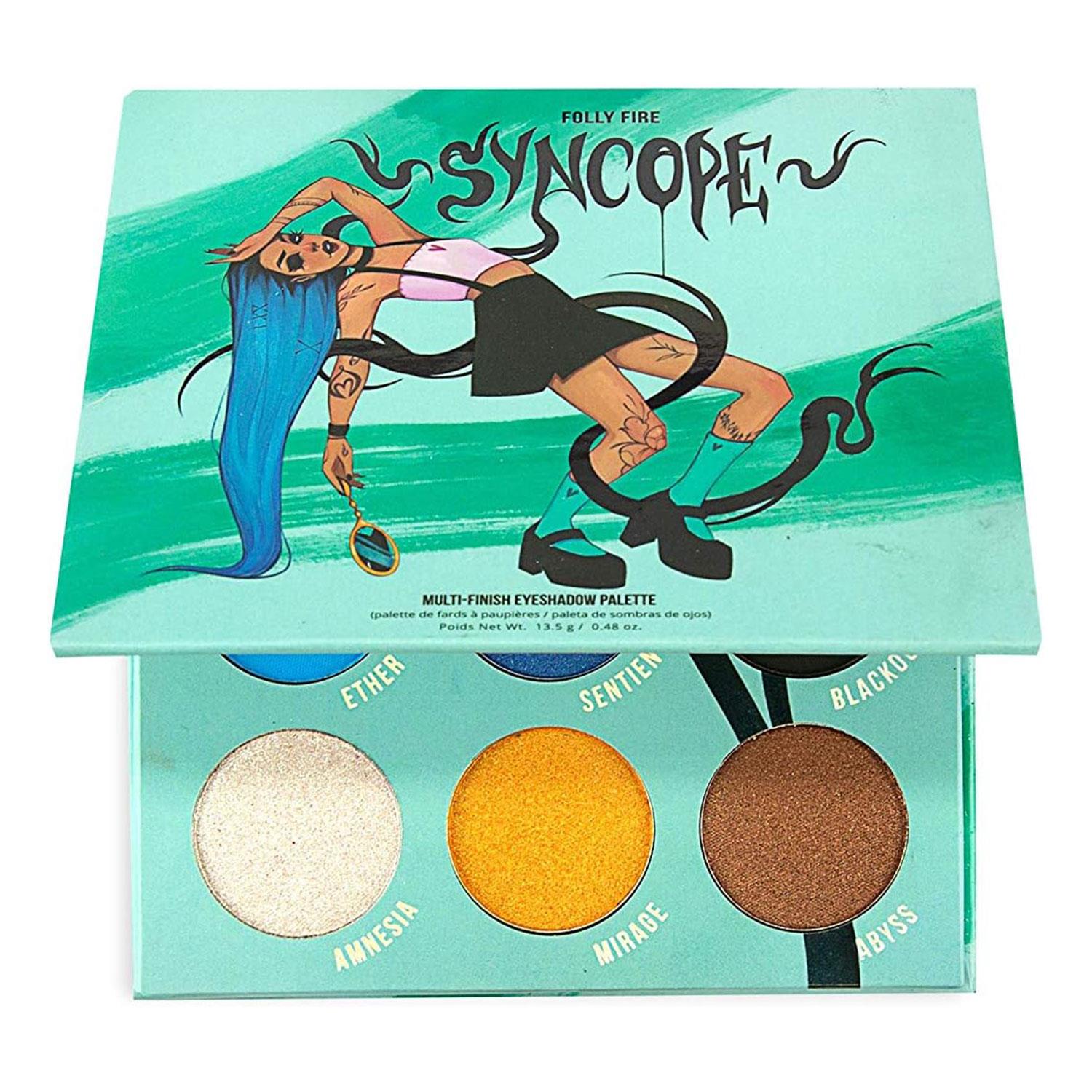 Multi-finish Eyeshadow Syncope Long-lasting Palette, 13.5g