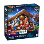 The House of Puzzles Away In A Manger Big 250 Piece Jigsaw Puzzle