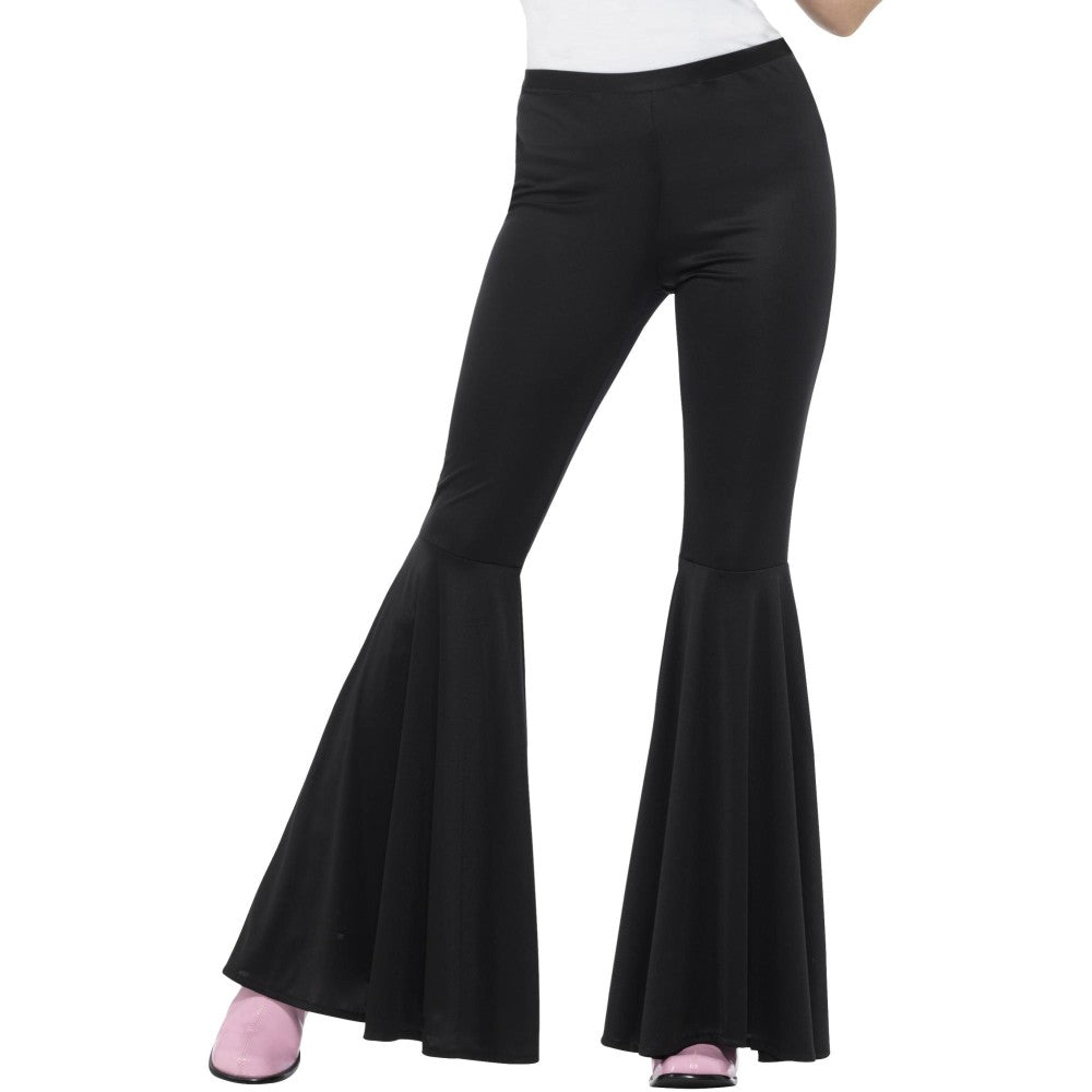 Flared Trousers, Ladies | Medium/Large | Black