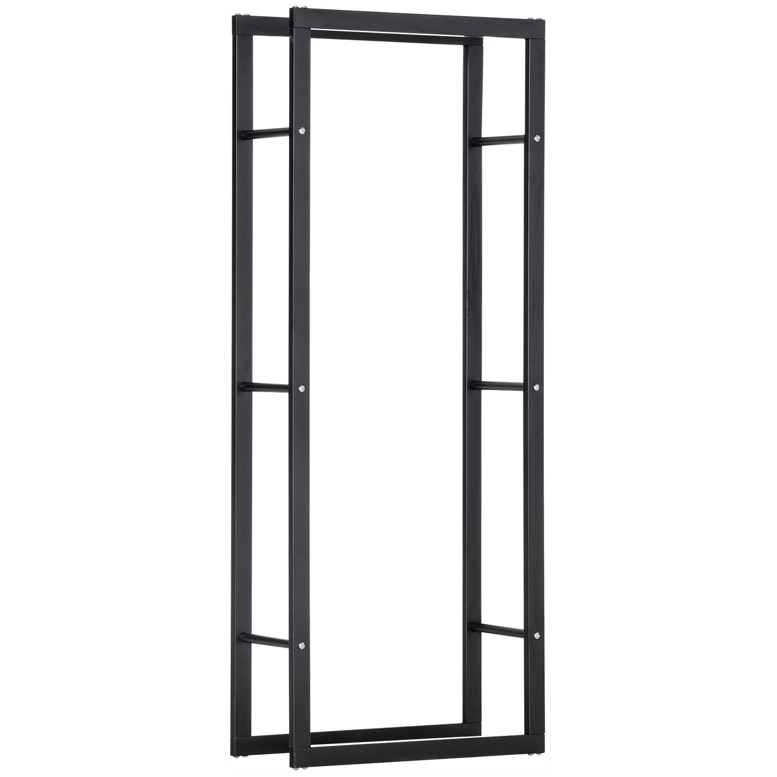 Metal Firewood Rack Elevated Design 150H x 60Wcm