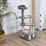 Cat Tree Activity Center Kitten Climbing Tower Scratching Post Plush