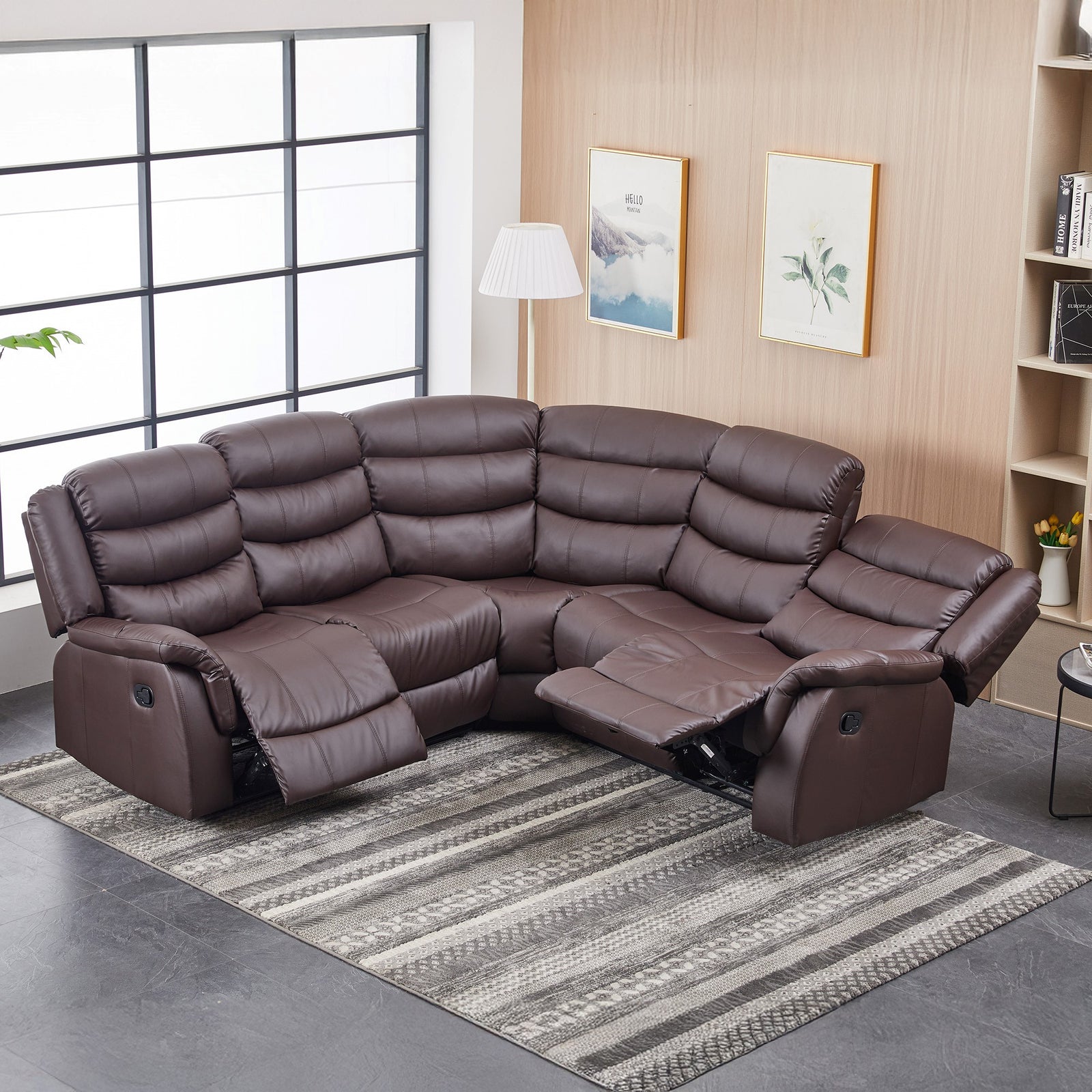 Astoria Reclining Corner Sofa | Corner | Brown