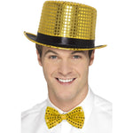 Sequin Top Hat, Gold