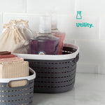 14l Ulana Woven Basket - Grey