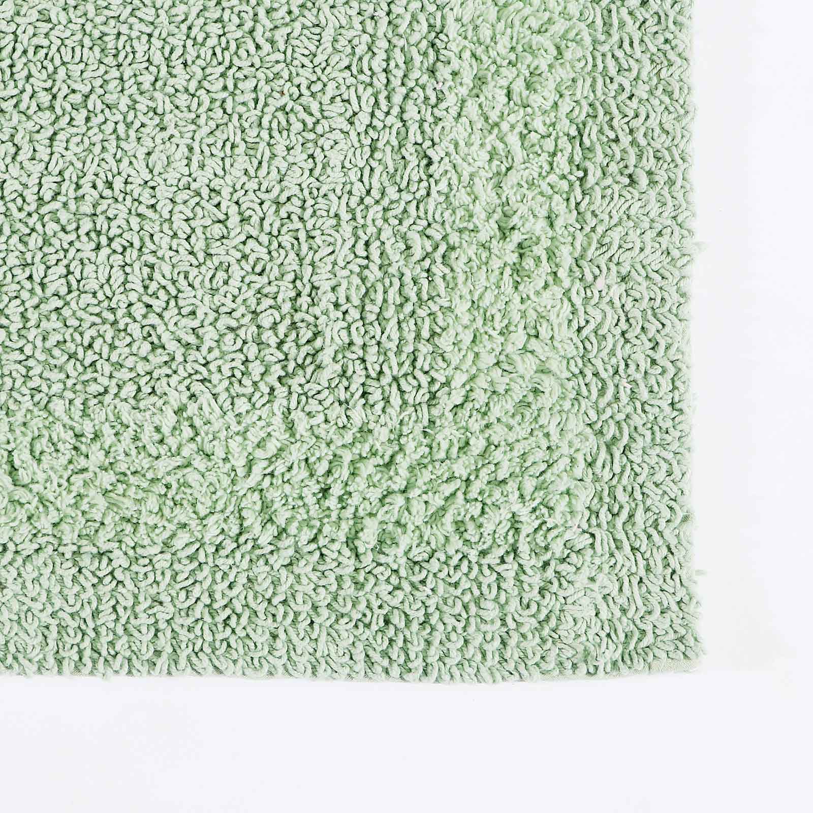 Luxury Reversible Cotton Bath Mat | Pedestal Mat | Sage Green
