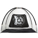 2m Golf Practice Net, Target Cloth, With Bag | Black