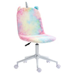 Fluffy Unicorn Office Chair Rainbow