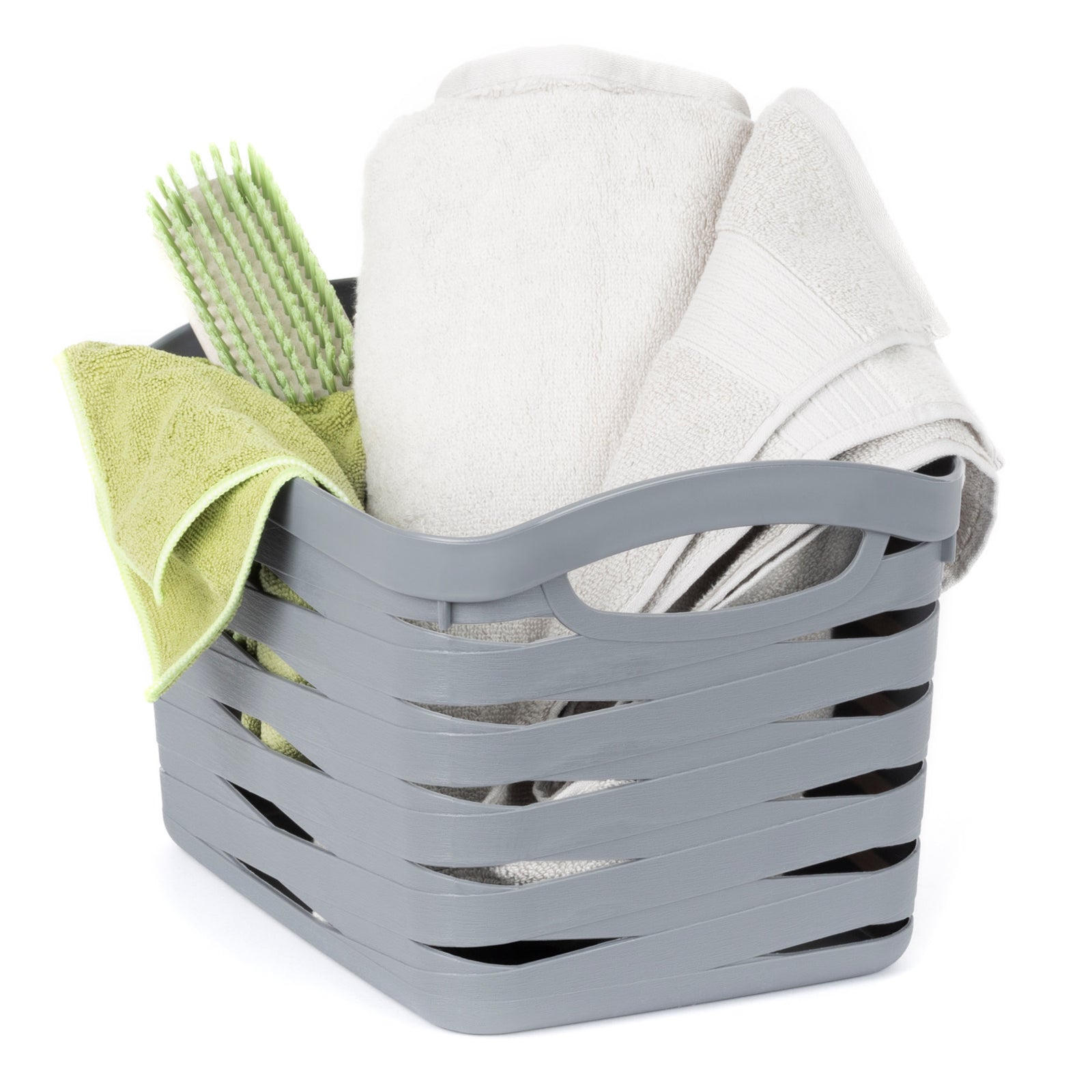 Kaari Grey Woven Basket - 22l