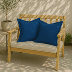Plain Outdoor Cushion 45 X 45 Cm, Set Of 2 | 45cm x 45cm | Navy Blue