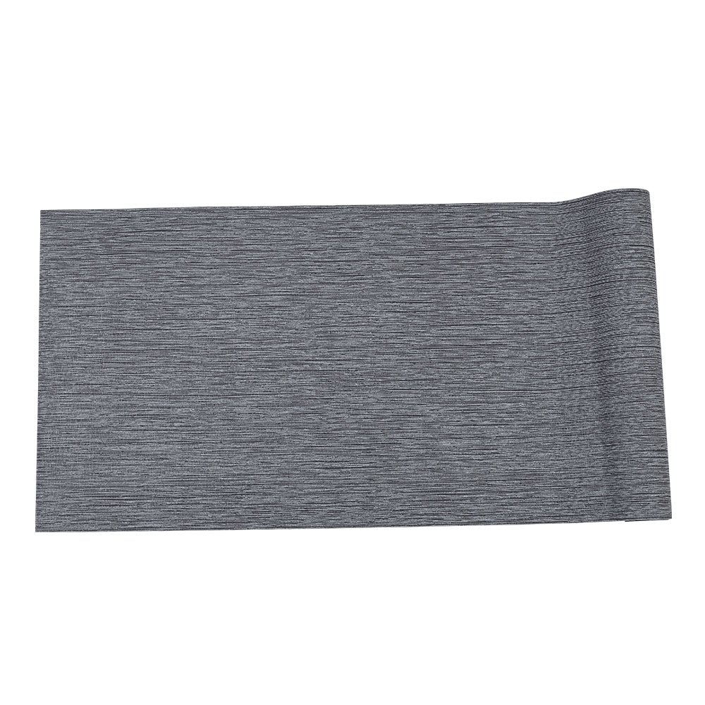 Lifeideas Plain 3d Striped Linen Textured Non-woven Wallpaper