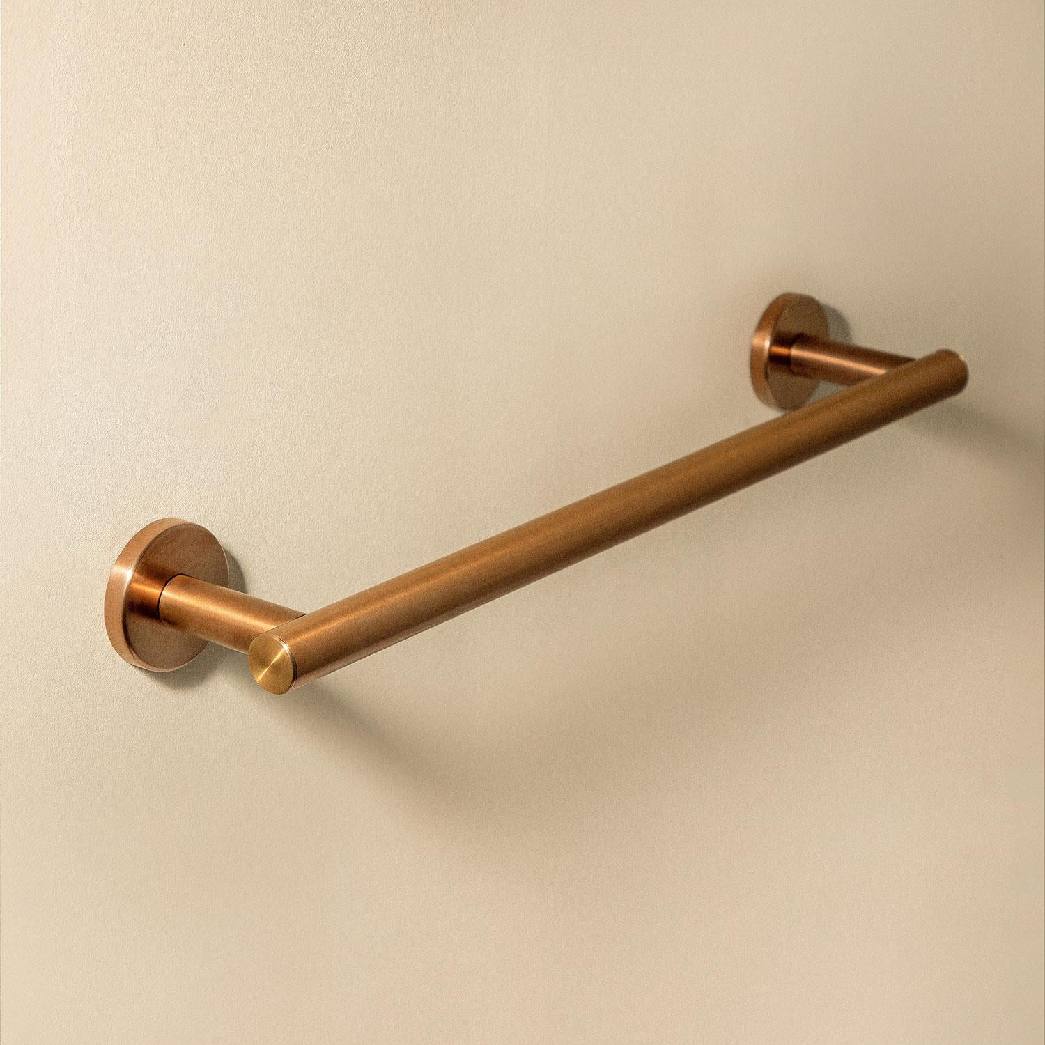 Towel Rail Brushed Copper Pvd Architect Sp (46cm)