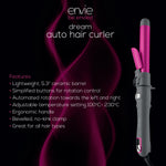 Dream Auto Hair Curler Adjustable Temperature Setting With Led Display