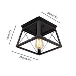 Bath Plus TB+ Vintage Metal Flush Mount Ceiling Light