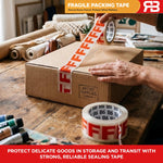 Fragile Tape 48mm X 66m Packing Tape For Parcels & Boxes | 48 Rolls