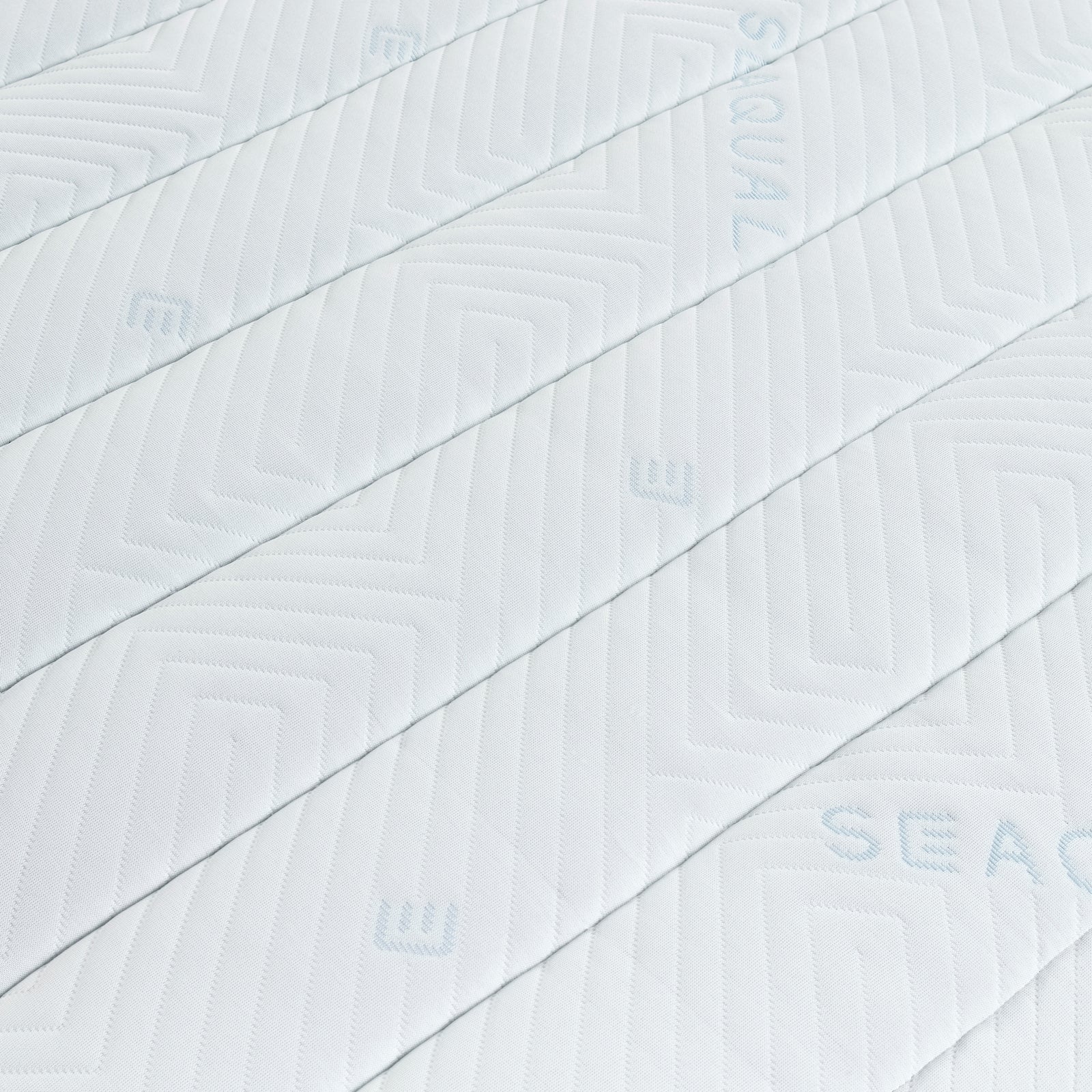 Caesar 2000 Pocket Sprung Foam Pillow Top Mattress | Double | White