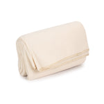 Cream Fleece Waterproof Backed Picnic Blanket