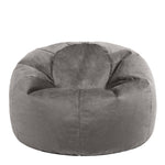 Aurora Velvet Bean Bag | Charcoal