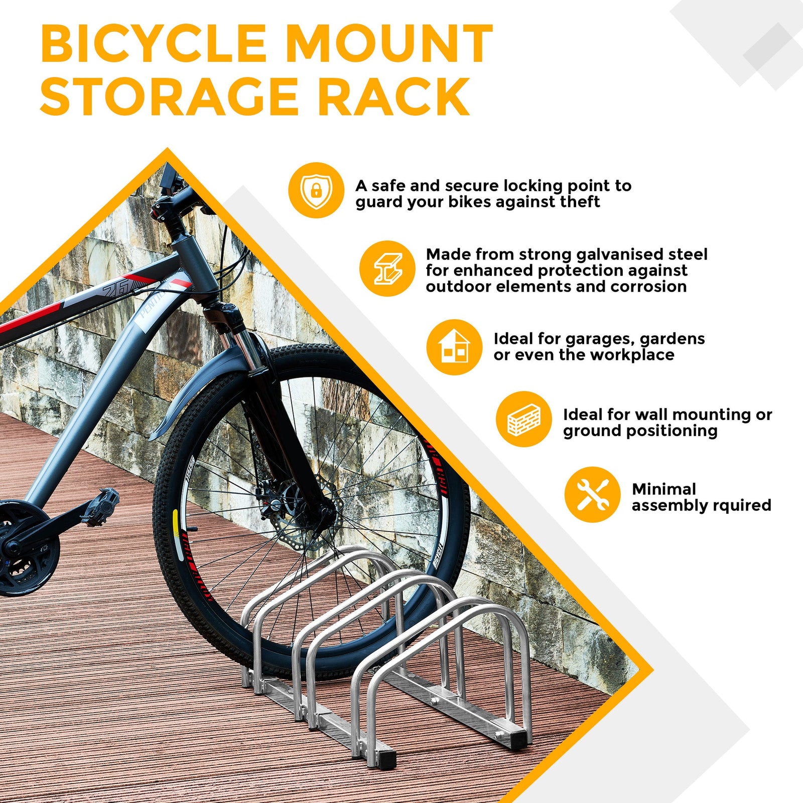 3 Bike Rack Stand