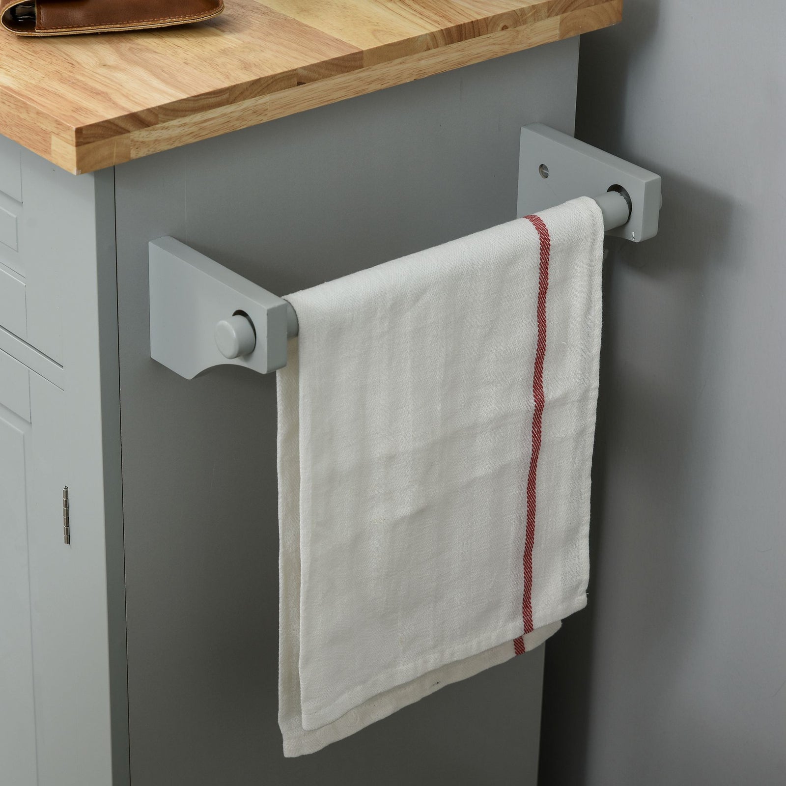 Microwave Island With Storage, Drawers
