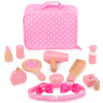 Wooden Vanity Kit For Kids, Consists Of 11 Play Pieces