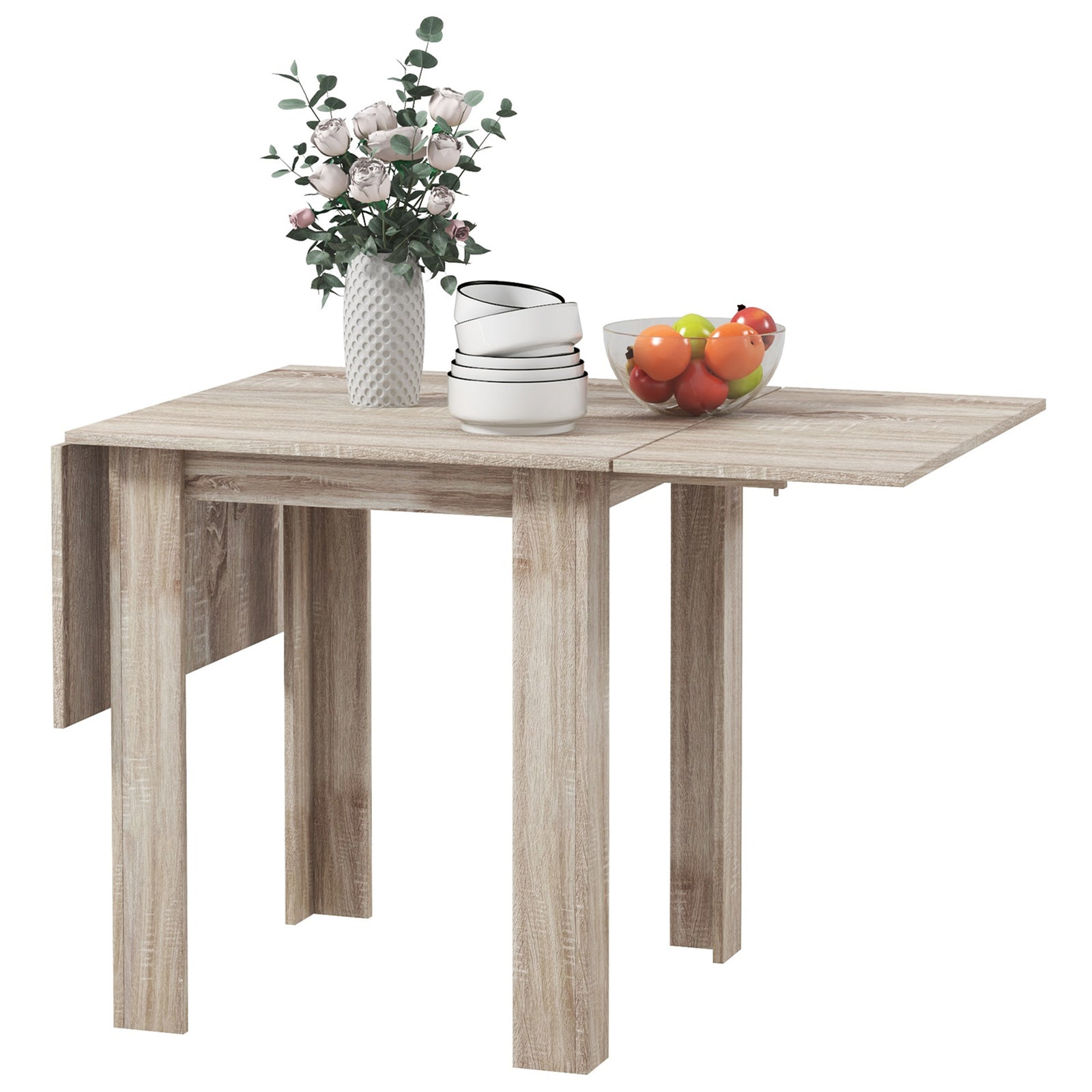 Extendable Folding Dining Table, Small Space