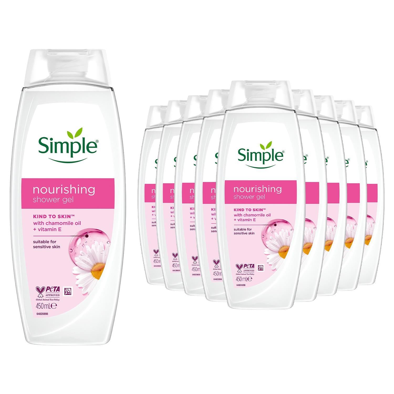 Nourishing Shower Cream 450ml Multipack | Set of 24 | White