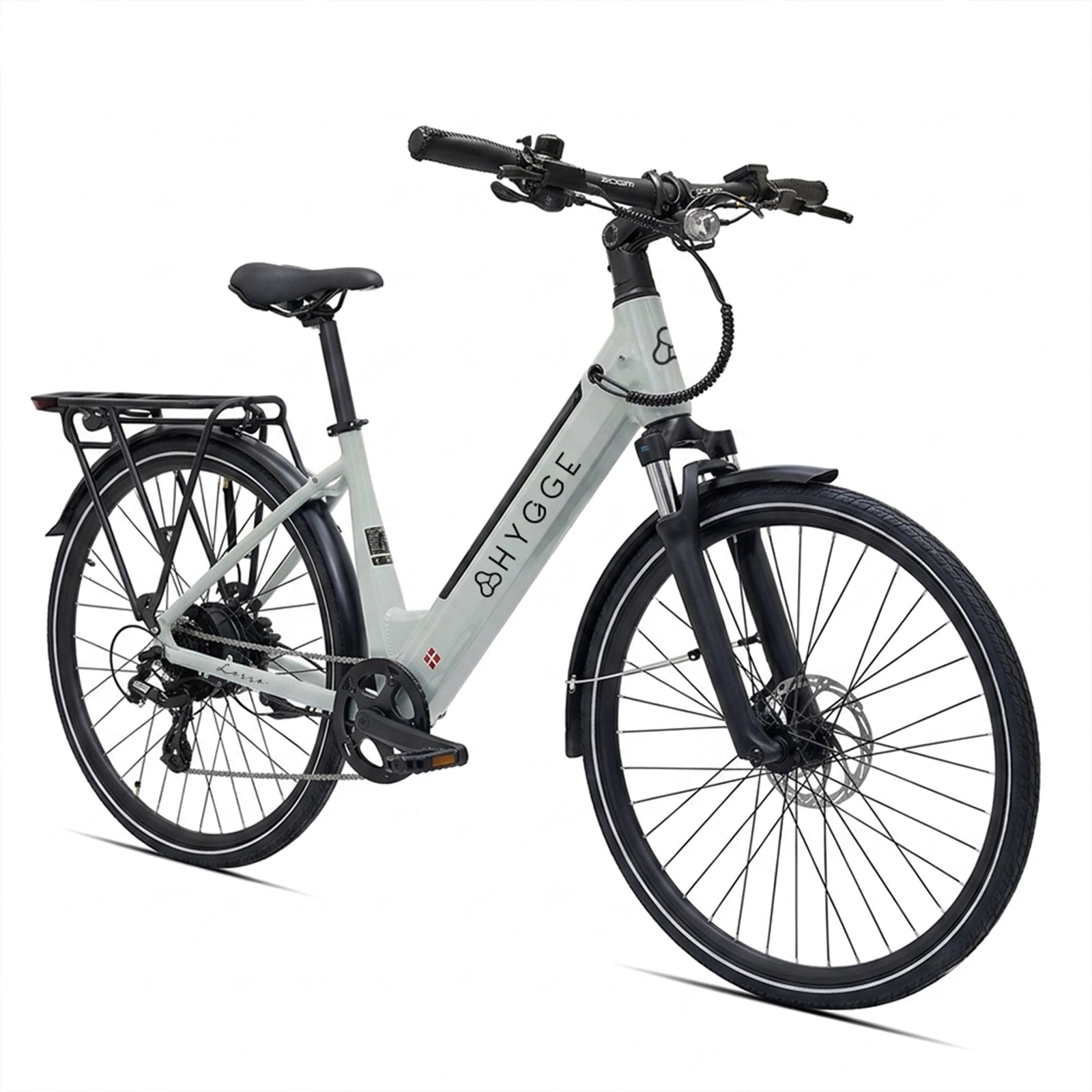 Hygge Lossø Step 2026 – Urban E-bike 36V 13Ah – Moss Grey