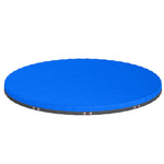10 Ft Round Swimming Pool Cover With Secure Rope, Tightener