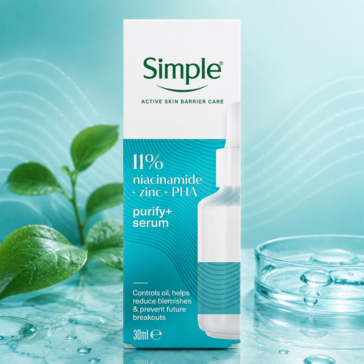 Purify+ Niacinamide Zinc Serum 30ml 10 Pack Blemish